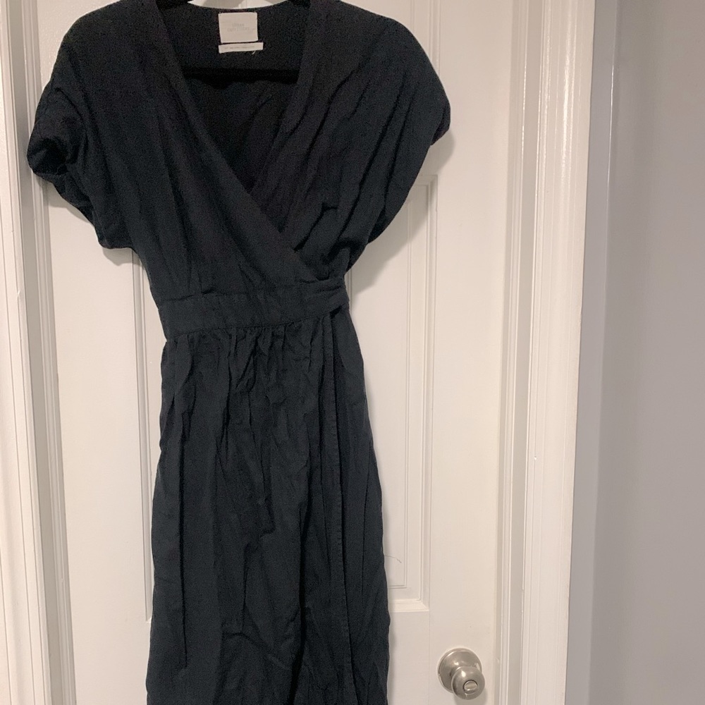 🌻 Urban Outfitters Black Maxi Wrap Dress 🌻